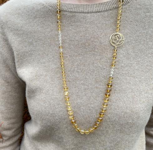 Kette "sunlight", Gelbgold, Citrin, 2.100€ Kette