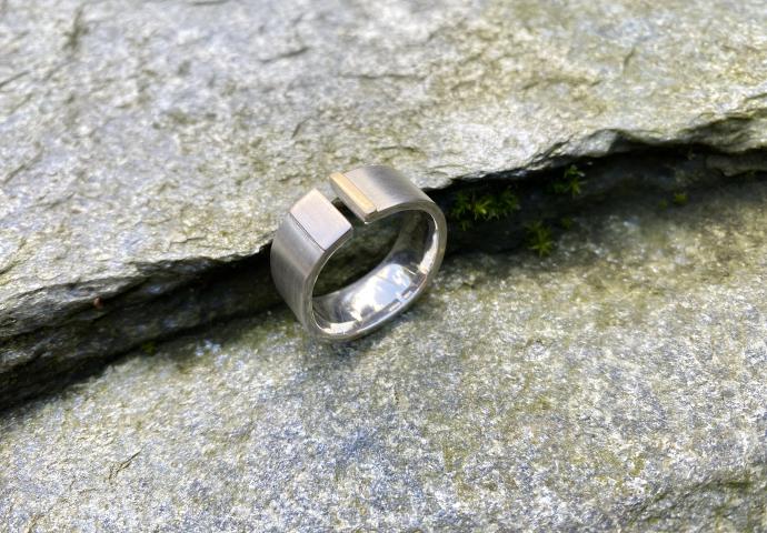 Ring "My way", Silber, Gold 840€ Ring Silber Gold