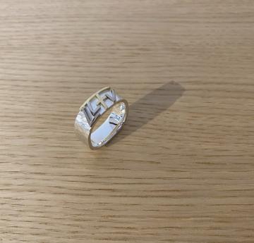 Herrenring mit Initialien