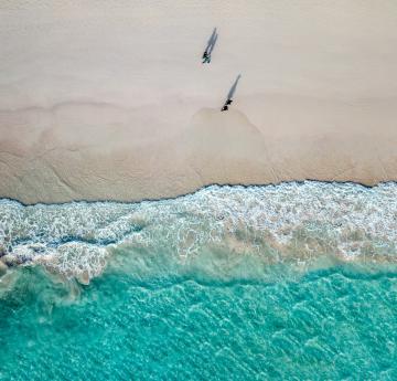 am Strand