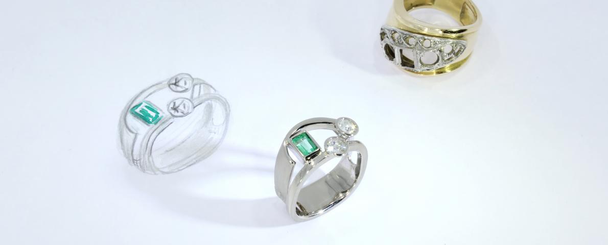 Schmuck Umarbeitung Goldschmiede Kunst Telgmann