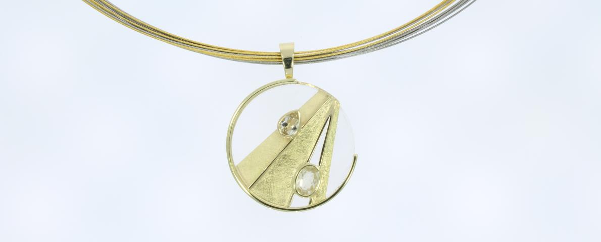 individuelle Kundenanfertigung Anhänger mit Diamant