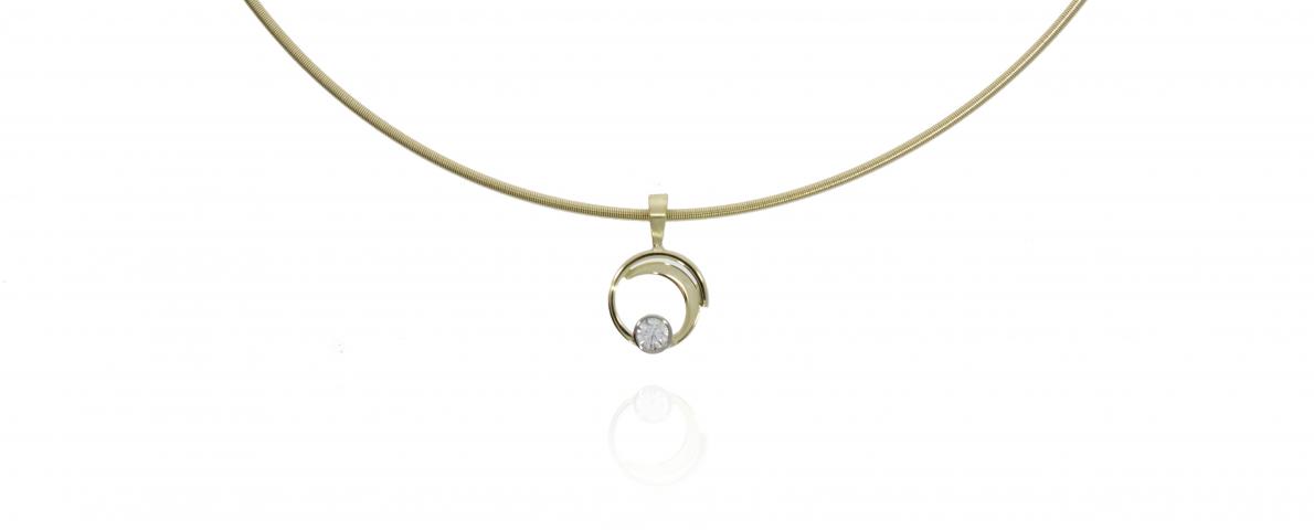 Anhänger "Sonne und Mond" Diamant Anhänger Entwurf