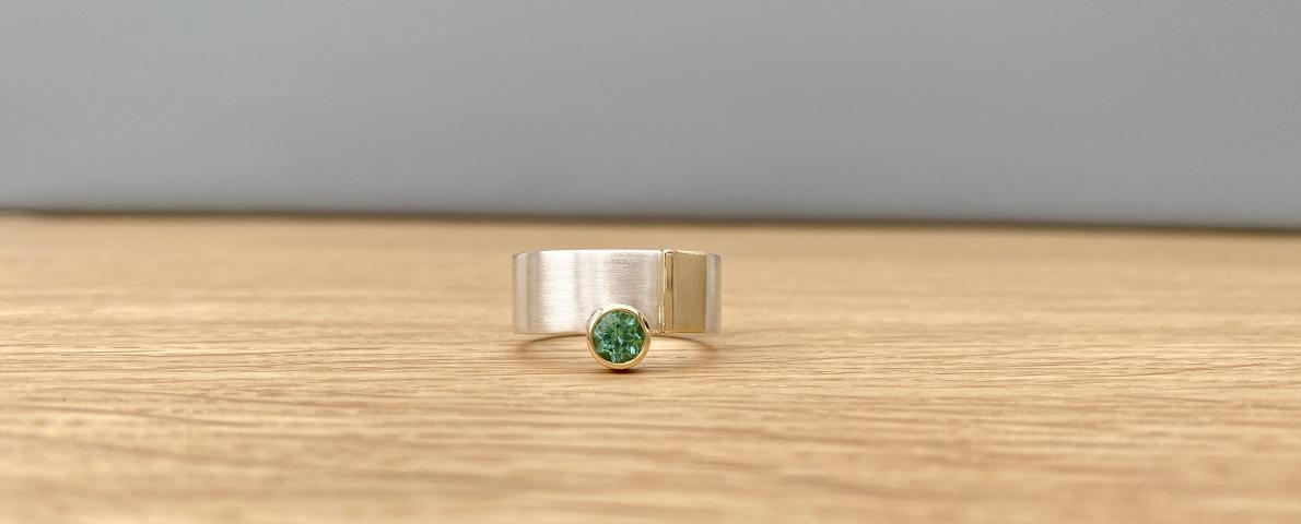 Ring "my way" Ring Turmalin Silber