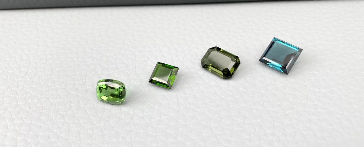 grüne Edelsteine für neue Schmuck-Ideen grüne Edelsteine