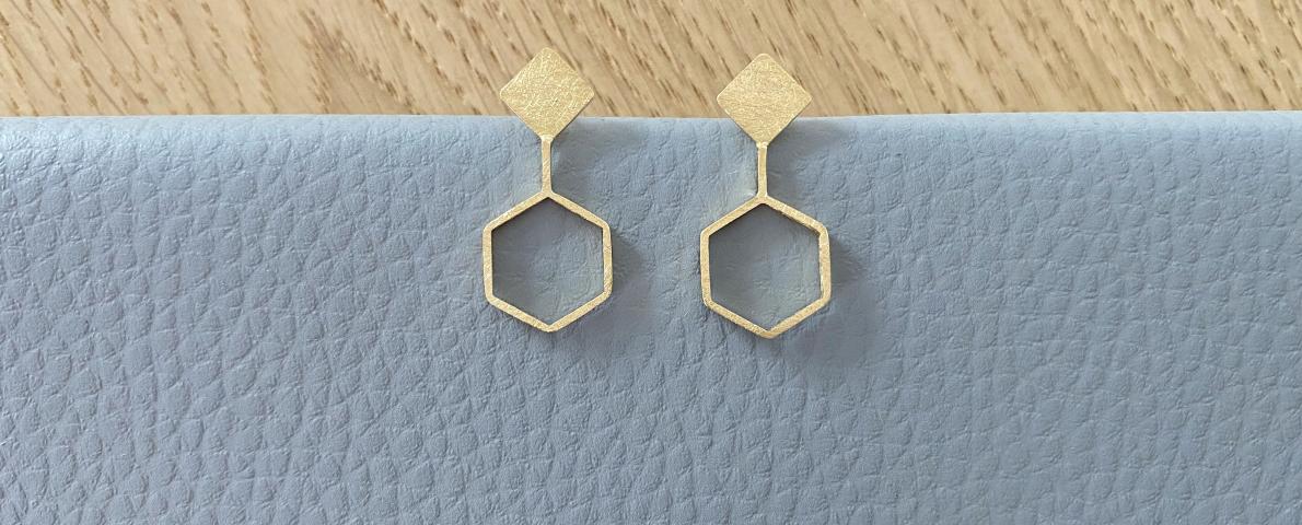 Ohrschmuck "Sechseck" Ohrschmuck Sechseck