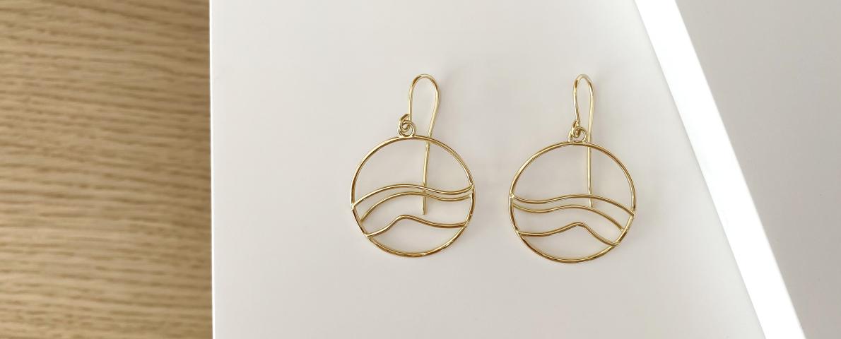 Ohrschmuck "Lufthauch" Ohrschmuck Gold