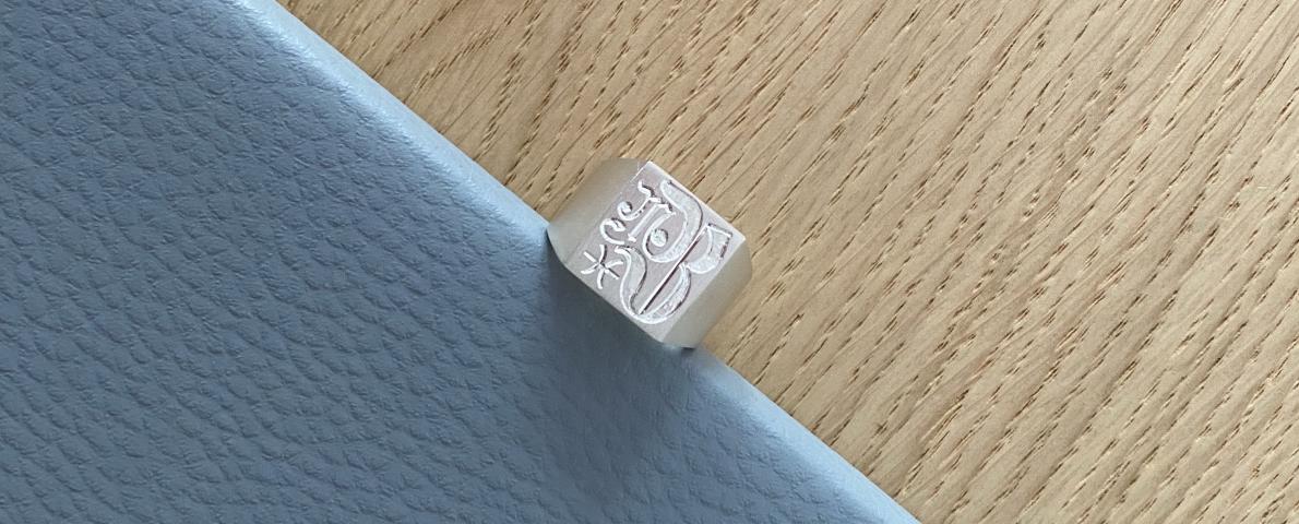 Monogramm Ring