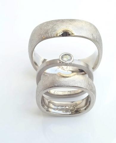 Trauring Unikatschmuck Platin