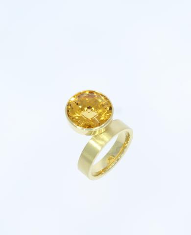 Citrin-Ring "Sun" Citrin Ring