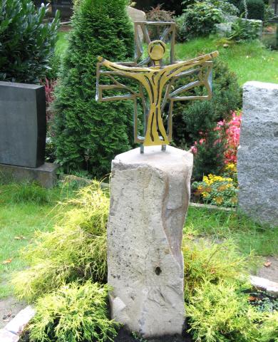 Grabgestaltung Grabstein Bronze individuell