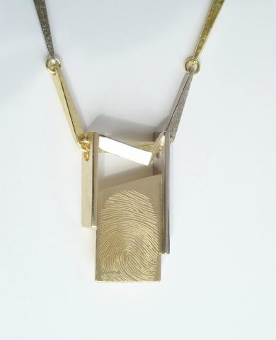 Herrenschmuck mit Fingerprint