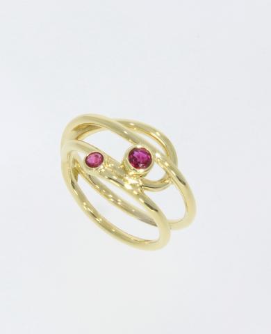 Ring "Schwingungen" Rubin Ring "Schwingungen"