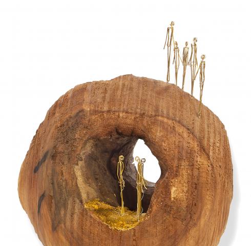 Plastik "Blick ins Licht", Stephanie Telgmann,