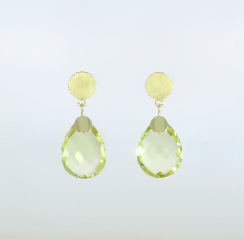 Ohrschmuck "green line" Ohrschmuck mit Prasolith