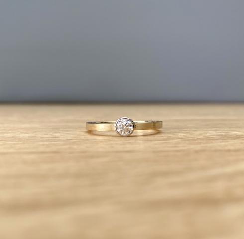 Verlobungsring Gelbgold Verlobungsring