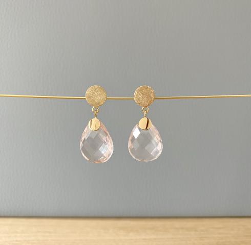 Ohrschmuck "Prisma rose" Ohrschmuck Lampion