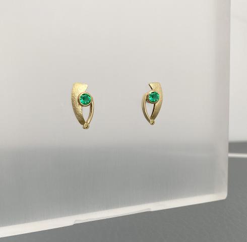 Ohrschmuck "Frühling" Ohrschmuck Smaragd