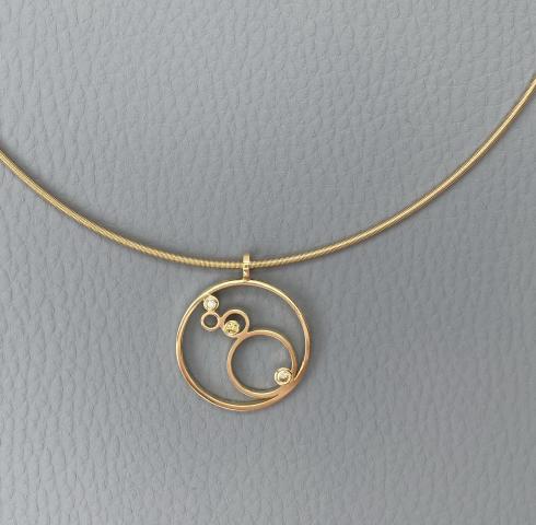 Anhänger "Sonnenlicht" Diamantschmuck