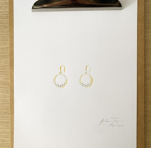 individueller Schmuckentwurf Ohrschmuck