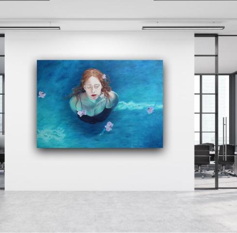 Water Refelction - Now 100x140cm Mila
