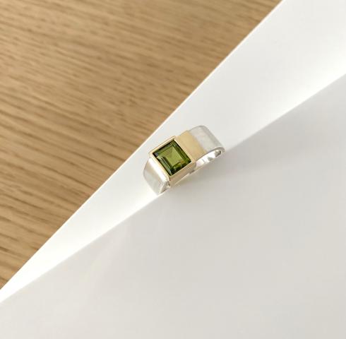 Ring "Green" Ring Peridot grün