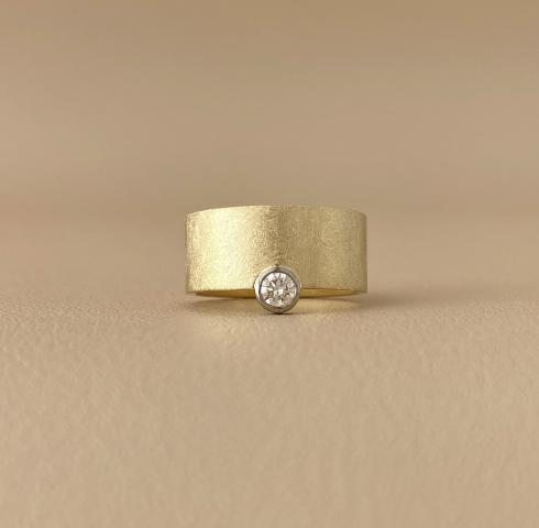 Ring Gelbgold Brillant