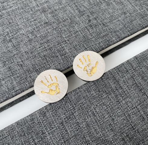 Manschettenknöpfe mit Fingerprint