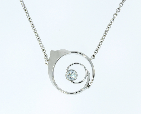 Diamantschmuck Collier "Sonne"