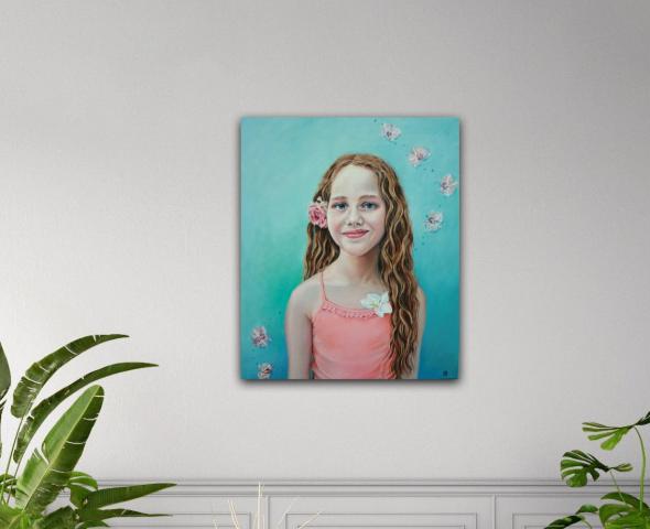 Ölbild Kinderportrait