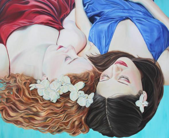 "Dreaming" Öl auf Leinwand 100x140cm Dreaming