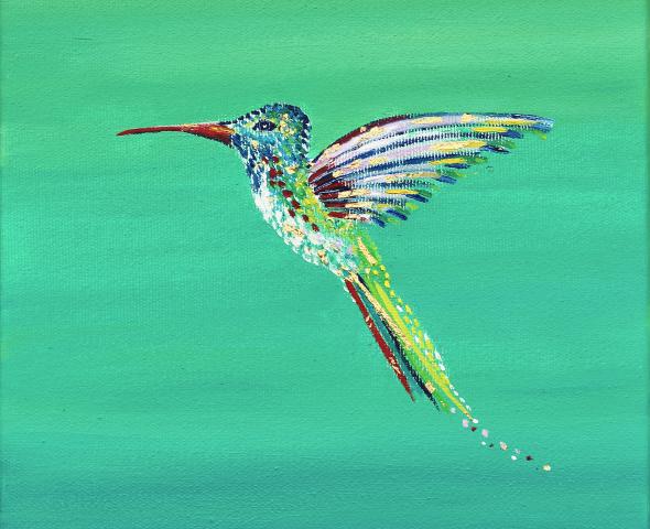 Golden Power "Hummingbird" Hummingbild