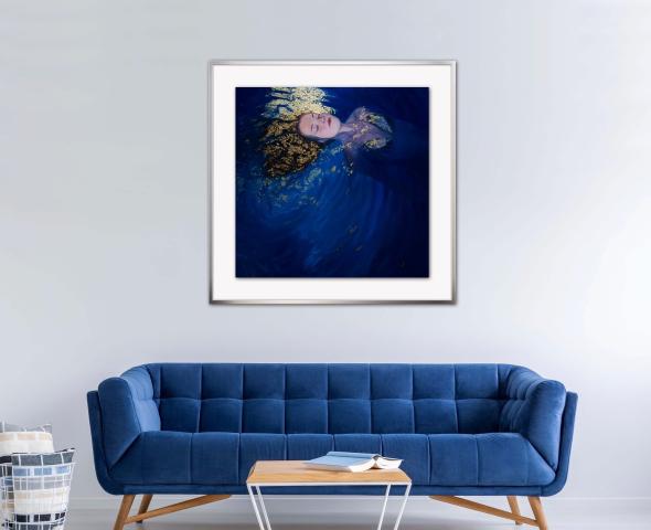 Ocean Reflection Floating Meeresbild Alexandra Telgmann