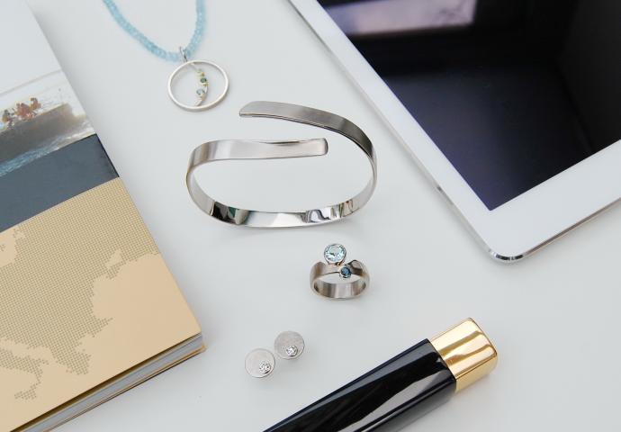 Weißgoldschmuck Schmuck mit Topas