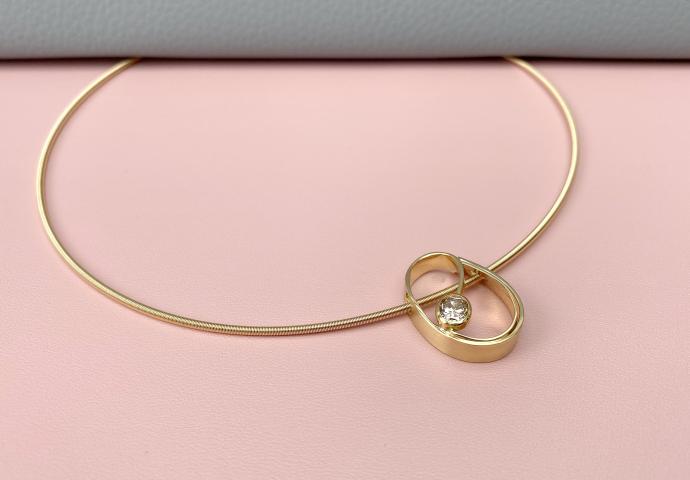 Collier "Orchidee" Collier Diamant