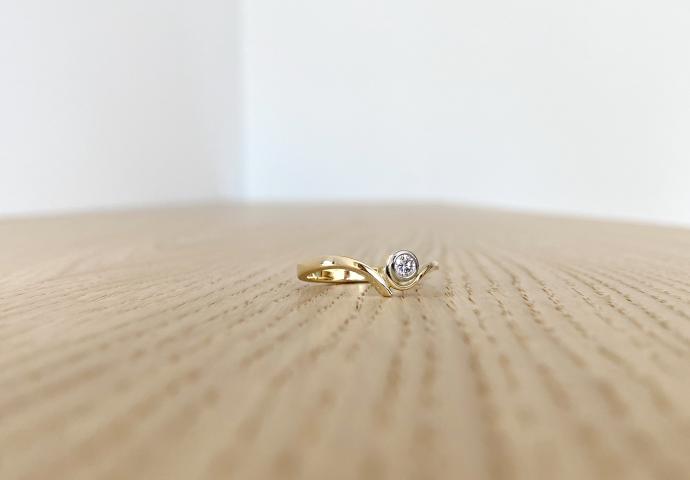 "Diamantenblatt" Brillant