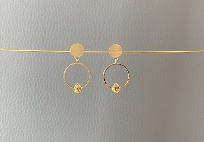 Ohrschmuck "Freudentränen" 2.750 € Grossular