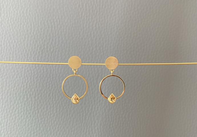Ohrschmuck "Freudenträne" 2.750€ Ohrschmuck Grossular