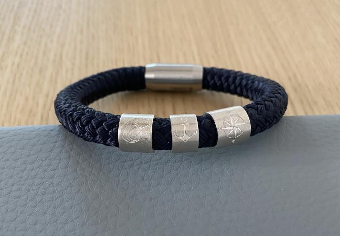 Armband Wellen Meer Anker