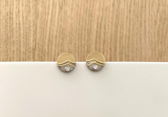 Ohrschmuck "Berge" 2.150€ Ohrschmuck Berge