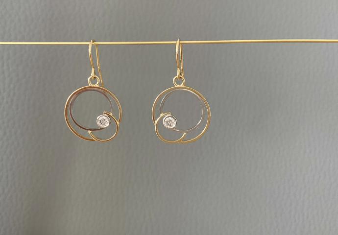 Ohrschmuck "Meereswellen" Ohrschmuck Meereswellen