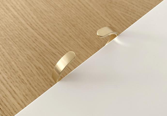 Armreifen aus Gelbgold Armreifen Gelbgold schlicht