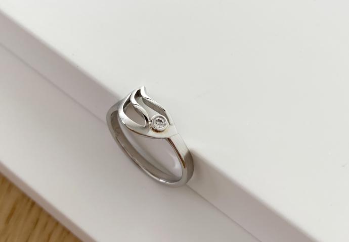 Ring "Welle" Brillant Ring Welle