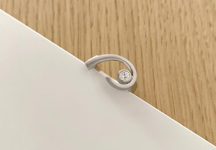 Diamantring "Wave" Diamantring "Wave"