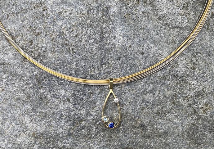 Anhänger "blaue Stunde" Anhänger