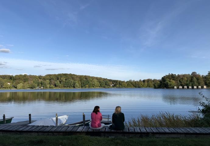 am See wir zwei