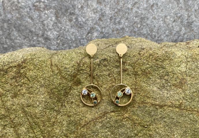 Ohrschmuck mit Edelsteinen